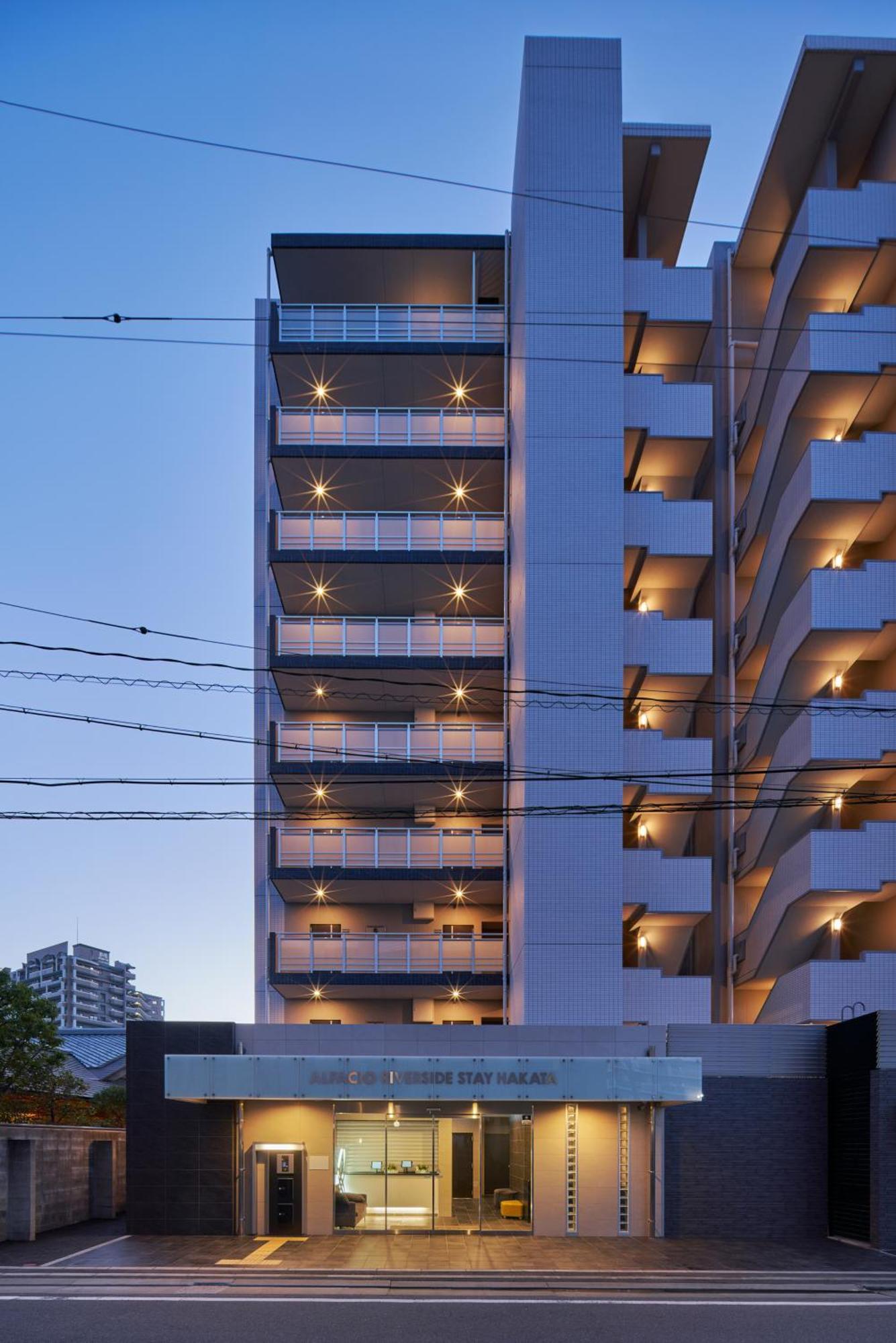 פוקואוקה Alfacio Riverside Stay Hakata מראה חיצוני תמונה
