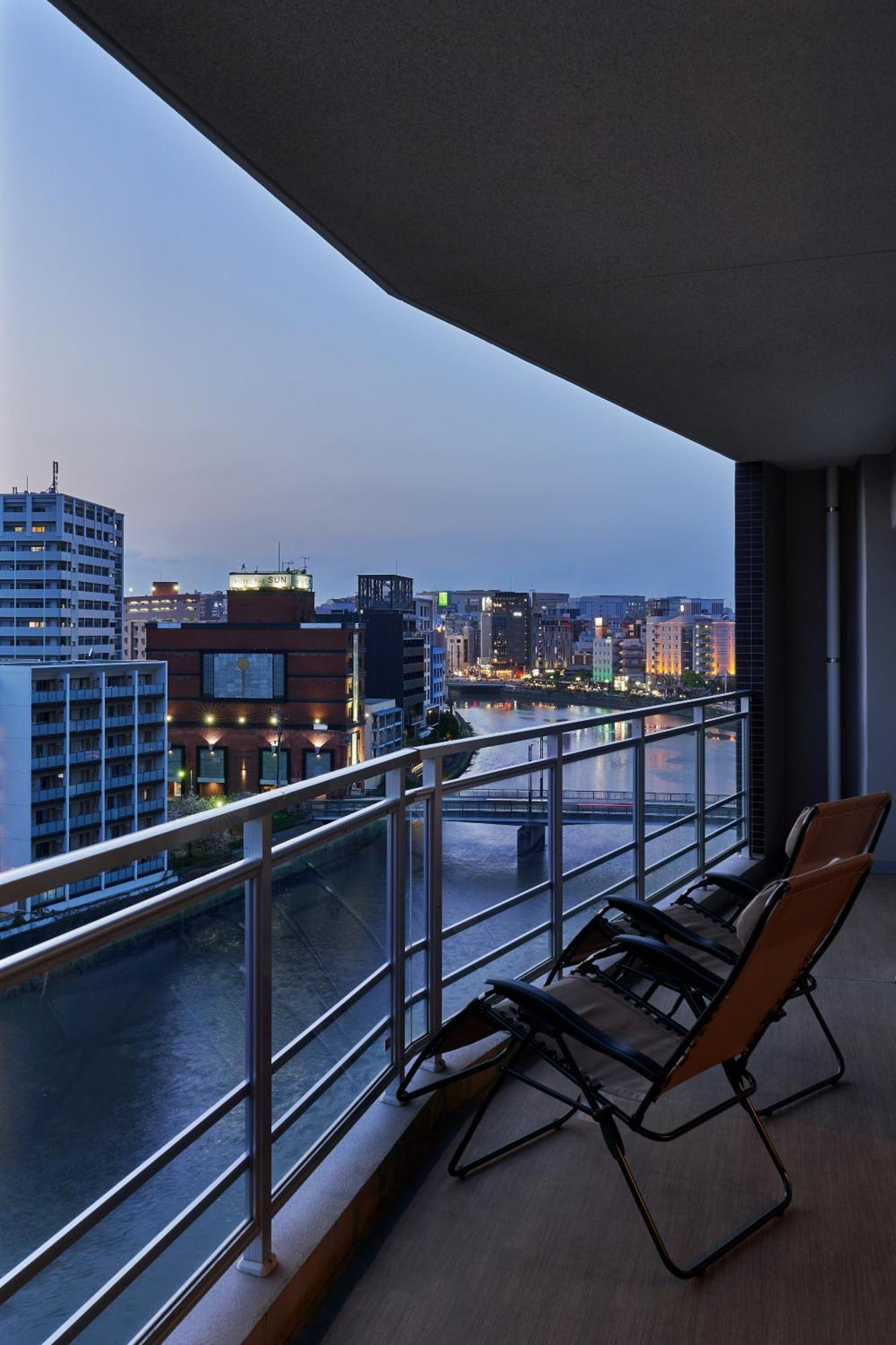 פוקואוקה Alfacio Riverside Stay Hakata מראה חיצוני תמונה